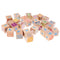 Wooden ABC Blocks, 26PCS Stacking Blocks Baby Alphabet Letters, Counting,
