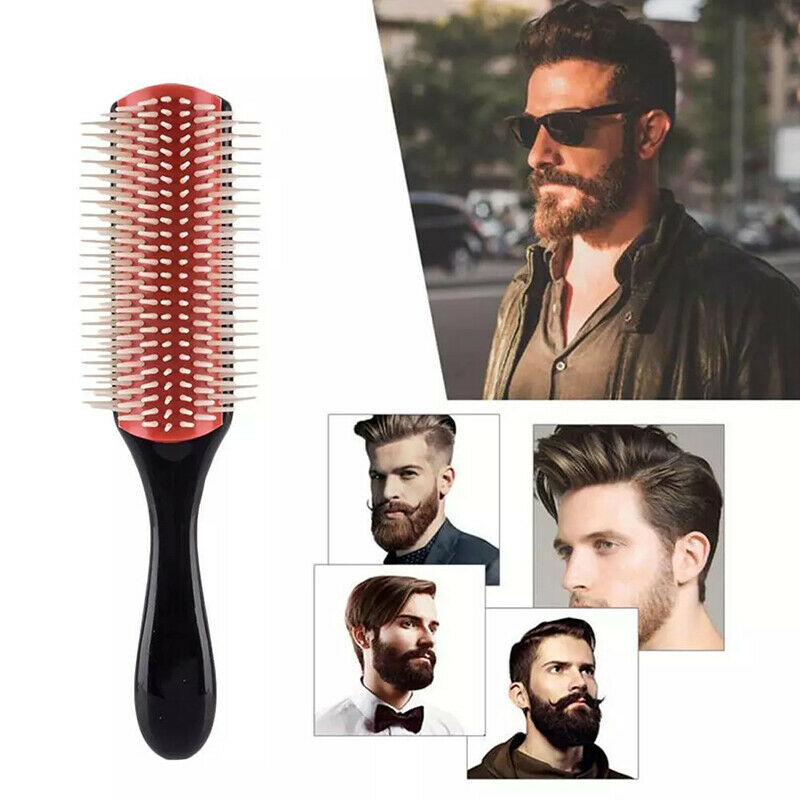 21cm Hair Styling Brush Wheat Straw Detangle Hairbrush Hair Straight Massage Hn