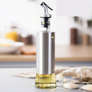 Oil Bottles Dispenser with Lever-Release Snap Lids for Controlled Pouring 300ml