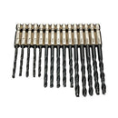 15Pcs HSS High Speed Steel Titanium Coated Drill Bits Hex Shank Set Newest Use