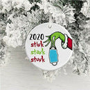 Grinch Hand Christmas Ornament Stink Stank Stunk Quarantine Ornaments Christmas