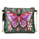 DIY Butterfly Special Shaped Diamond Painting Leather Chain Crossbody Bags