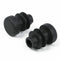 10 Pcs Black Plastic 12mm Pipe End Blanking Caps Bung Tube Tubing Insert Ro