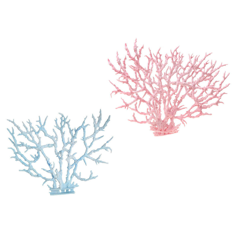 2x Simulation Coral Ornament Underater Plant for Fish Tank Aquarium Decor