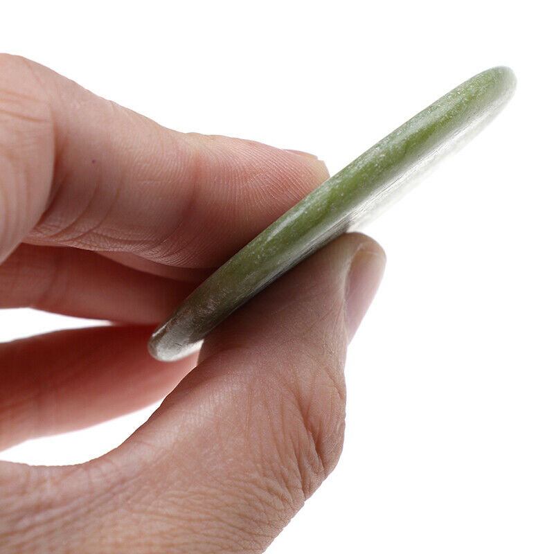 1Pcs Round Jade Stone Eyelash Extension Glue Adhesive Stand Pallet Stand Hol Gw