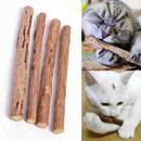Pet Cat Snacks Matatabi Chew Catnip Stick Teeth Molar Tool Brush Cleaning A2L5
