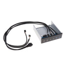 Desktop Optic Front Panel USB Hubs With Dual USB3.0&USB2.0 & HD AUDIO