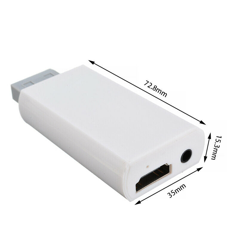 Wii to HDMI Converter Adapter + 5ft 1.5m High Speed Conversion Cable Cord Line