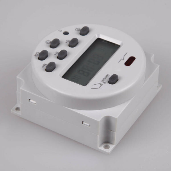 DC 12V 16A Digital LCD Power Programmable Timer Time Switch Relay 16A