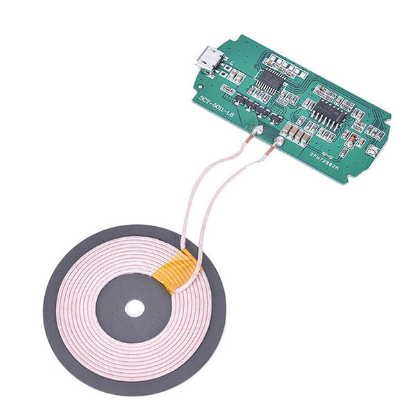5W Qi DIY Wireless Charger Module PCBA Circuit Board with Coil Charging FT