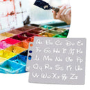 Alphabet Letter Stencils Template Painting Scrapbooking Embossing Album Car H7Z7