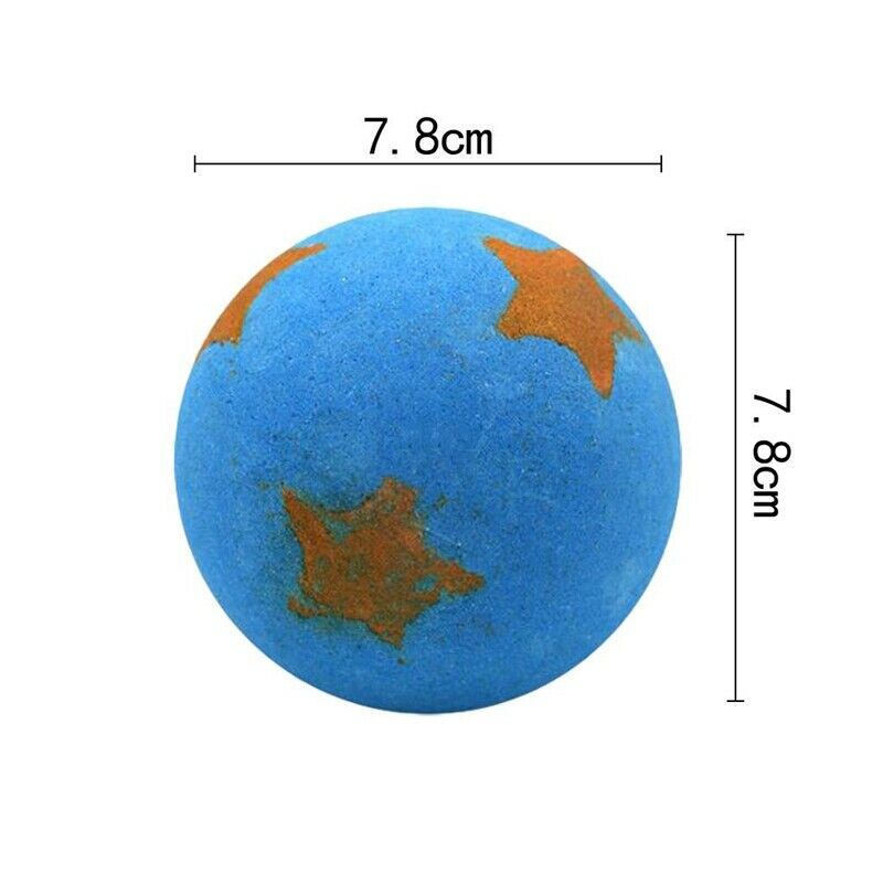 Star Bathing Bombs Explosion Ball Fizzy Spa Moisturizing Bubble Bath E5K2