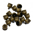 30pcs Leather Cord End Bead Cap Tip Jewelry Findings Necklace DIY Making