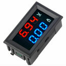 Digital Voltage Meter Dc100V 10A Voltmeter Ammeter Blue+Red Led Amp Dual Z3E1