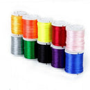 10 Rolls mixed cord in Nylon of colour beads chain of thread for the craft  B5O2