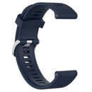 Soft Silicone Strap Watchband for Garmin Forerunner 245M/245 (Dark Blue) A