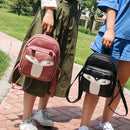 Cute Mini Leather Fox Fashion Backpack Small Daypacks Purse for Girls(purpl