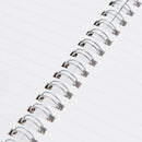 2pcs Retro Spiral Coil Horizontal Line Sketchbook Notebook Note Pad Memo