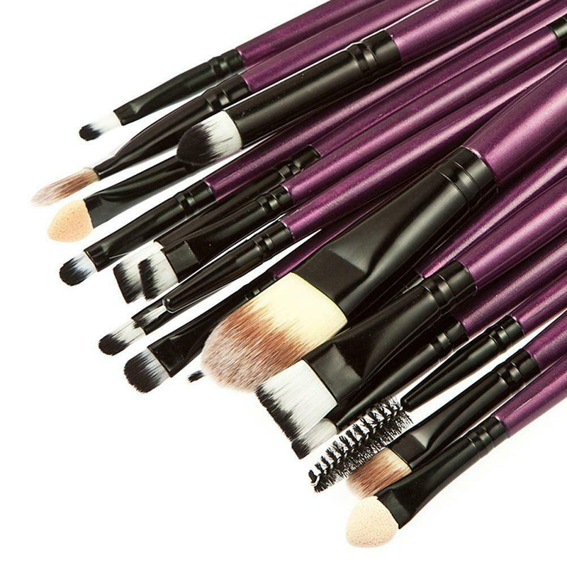 20pcs Makeup Brushes Kit Set Powder Foundation Eyeshadow Eyeliner D