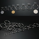 10pcs 25mm Metal Key Ring Chain Split Rings Heavy Duty Keychain Accessories Gift