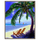 5D DIY Full Drill Diamond Painting Coconut Tree Cross Stitch Embroidery