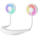Hand Free Usb Personal Fan- Portable Handheld Mini Led Fan Headphone Design B9R3