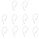 10 Pieces Ear Hooks Loop Clip Replacement for Headset 6.0mm