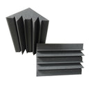 12 Pcs Black Bass Sponge For Corner Wall, Sound Absorbing Studio Sponge