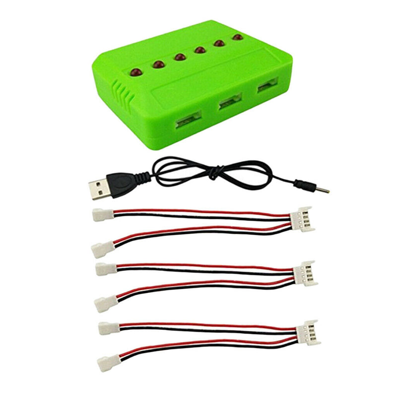 1 Drag 3 Fast Lipo Battery Charger Cable Kit USB Cable for RC UDI U818A Quad