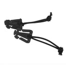 10pcs Outdoor Molle Elastic Cord Webbing  Buckle Roll Clips tool Black