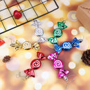 6pcs/bag Candy Shape Ornament Colorful Mini Gift Box Christmas Tree Pend kiA.3C