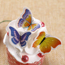 50x Butterflies Wedding Birthday  Rice Wafer Paper Cupcake Toppers LJ