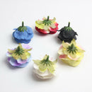20pcs Assorted Artificial Silk Rose Flower Head DIY Craft Decoration