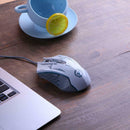 A2 USB Port Wired 6 Keys 2400PI LED Backlight Optical Gaming Mouse