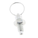 8x Stainless Steel Non Lock-Out Indexing Plunger w/ Pull Ring M8