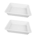 2x Seedling Starter Trays, Plant Germination Trays, without Drain Holes,