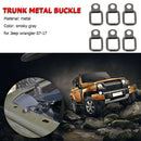 For Jeep Wrangler 2007-2017 Accessories Trunk Cargo Net Tie Down D-rings 6pcs