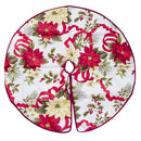 Christmas Tree Skirt Print Floor Mat Festival Decor for New Year (B 90cm)