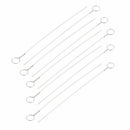 10Pcs Ni-Cr Alloy 4Mm Dia Inoculating Loop For Lab Microbiology Tissue Cult M6J9