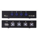USB 2.0 4 Ports Sharing Switcher Selector Adapter Box Hub for PC Scanner