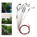 10PCS Railroad Scenery LED Light Garden Landscape 3V Lamp Post 1:150 Gauge