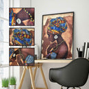 5D DIY Special Shaped Diamond Painting Woman Cross Stitch Mosaic Craft Kits