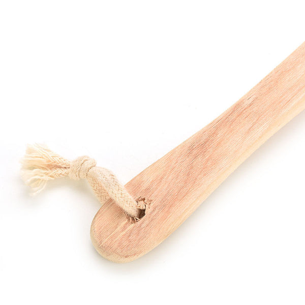 Natural Sisal Handle Body Back Brush Shower Sponge Spa Scrub Bath Scrubber