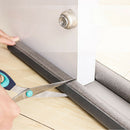 Door Bottom Sealing Strip Guard Sealer Stopper Door Weatherstrip (Grey)