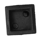 Plastic Square Blanking End Caps Tubing Tube Inserts 25mmx25mm 10 Pcs M9S4