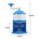 Household Easy Ice Shaver Crusher Handheld Snow Manual Crushing Ice Machine