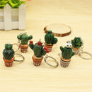 Mini Cactus Key Ring Keychain Keyring Women Bag Charm Pendant Key Chain M&E