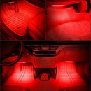 SMD5050 RGB LED Flexible Light Strip Bluetooth Car Interior Footwell Lamp