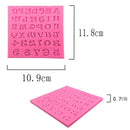 1x Silicone Alphabet Letter Trays Chocolate Mold Cake Fondant Decorating Tool JR