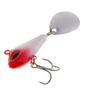 Artificial Metal Spinner Hard Sequins Sea Fishing Spoon VIB Lure Pink Metal Lure